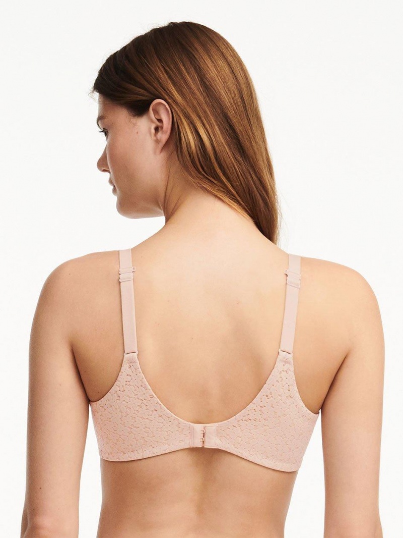 Chantelle Norah Comfort Smooth Sweetheart T-Shirt Bras Nude Blush | USA 1569SOB