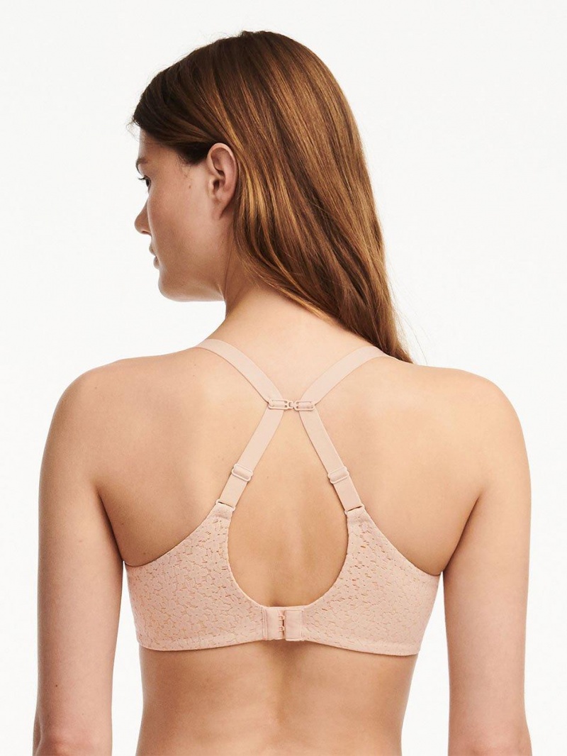 Chantelle Norah Comfort Smooth Sweetheart T-Shirt Bras Nude Blush | USA 1569SOB