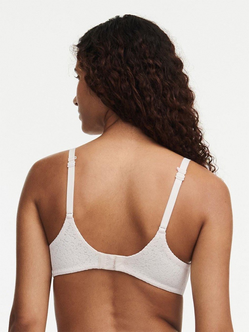 Chantelle Norah Comfort Smooth Sweetheart T-Shirt Bras Talc | USA 1581BCP