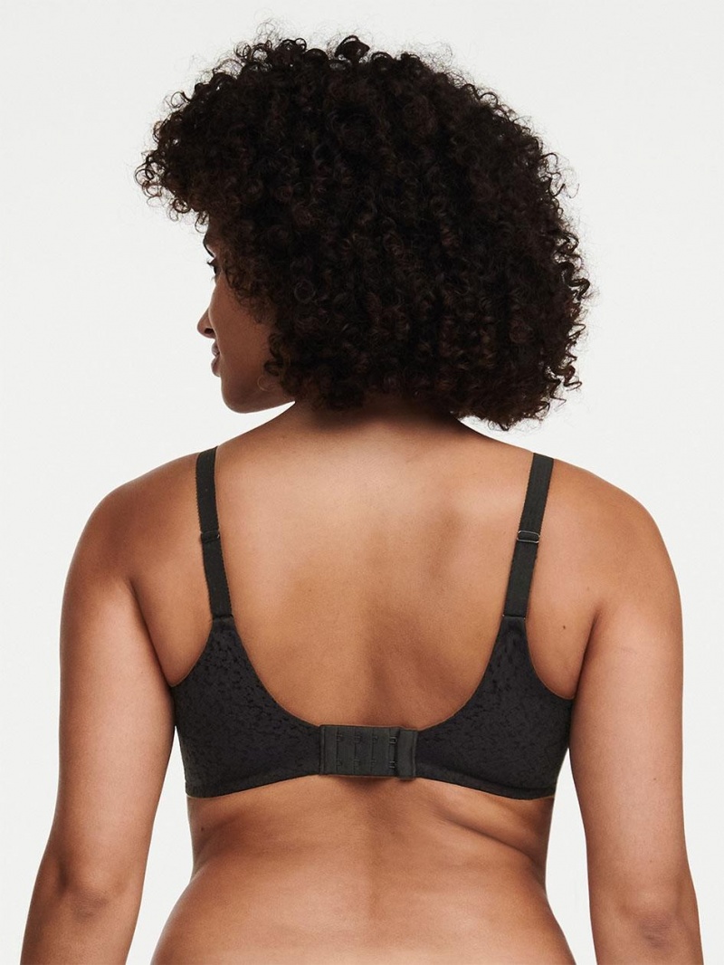 Chantelle Norah Comfort Spacer T-Shirt Bras Black | USA 1542APV