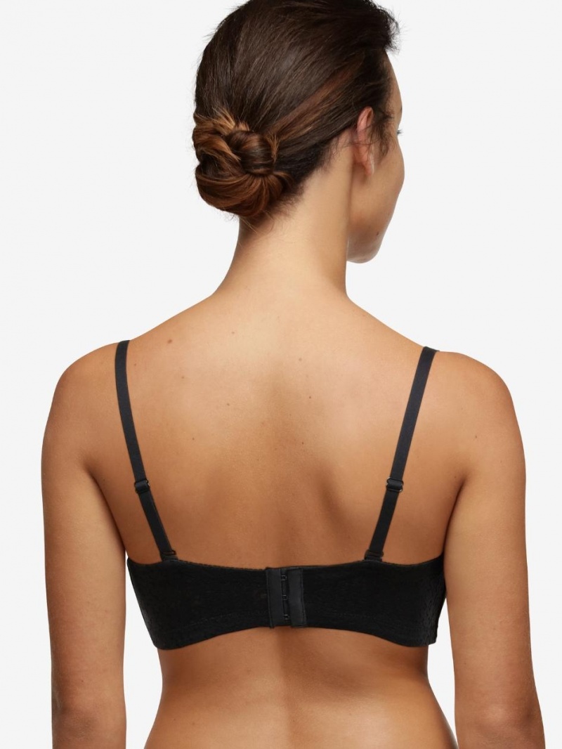 Chantelle Norah Comfort Strapless Convertible Bras Black | USA 1575KIR