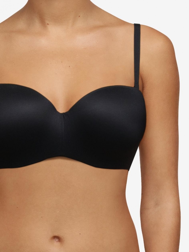 Chantelle Norah Comfort Strapless Convertible Bras Black | USA 1575KIR