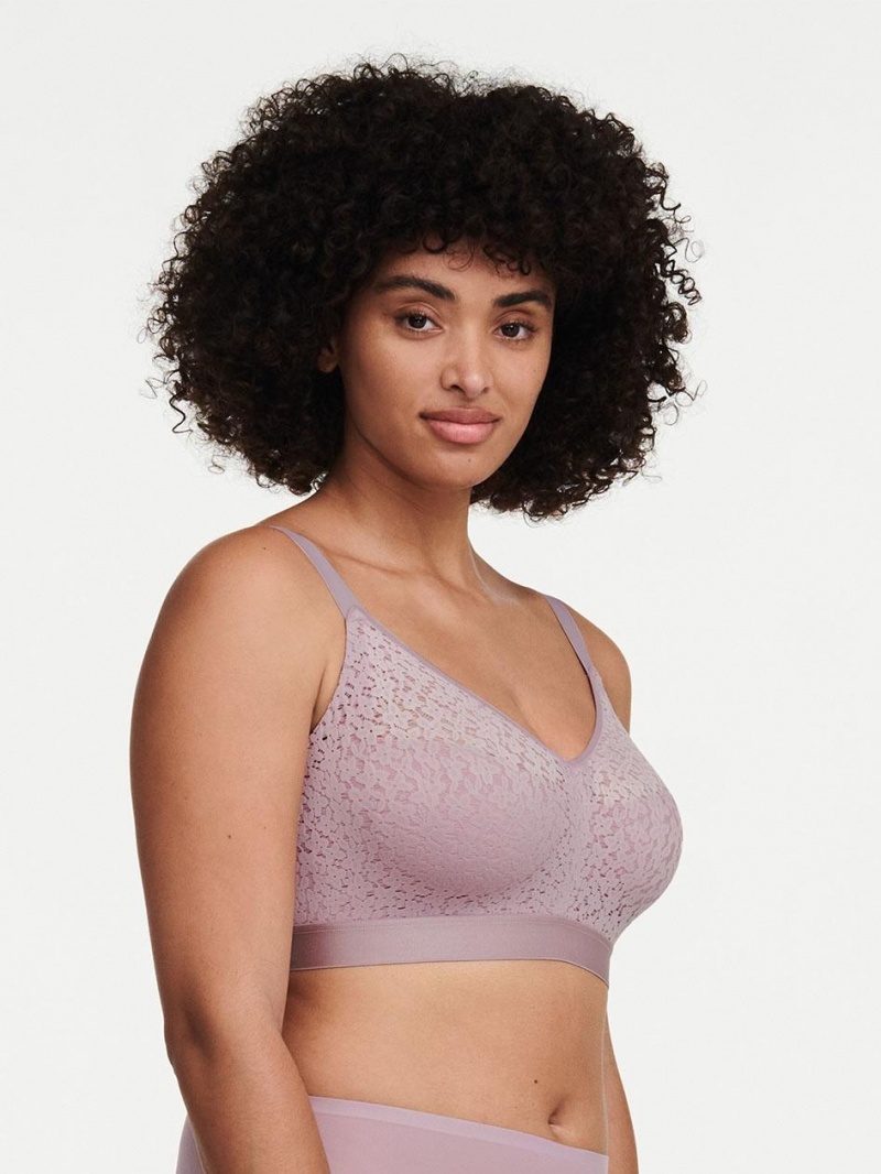 Chantelle Norah Comfort Supportive Wirefree Bras Pale Rose | USA 1308APV