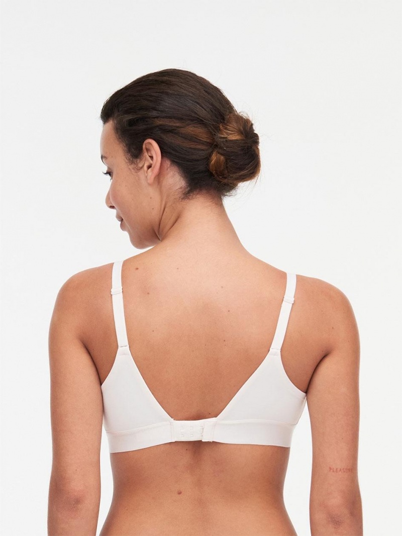 Chantelle Norah Comfort Supportive Wirefree Bras Talc | USA 1558QZD