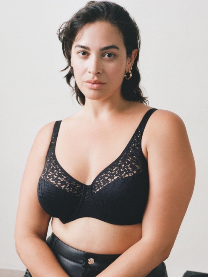 Chantelle Norah Comfort Underwire Bras Black | USA 1622DNN