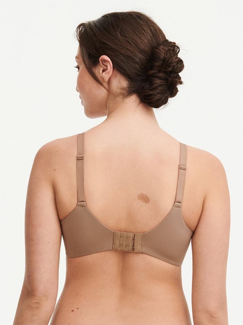 Chantelle Norah Comfort Underwire Bras Coffee Latte | USA 1592ORX