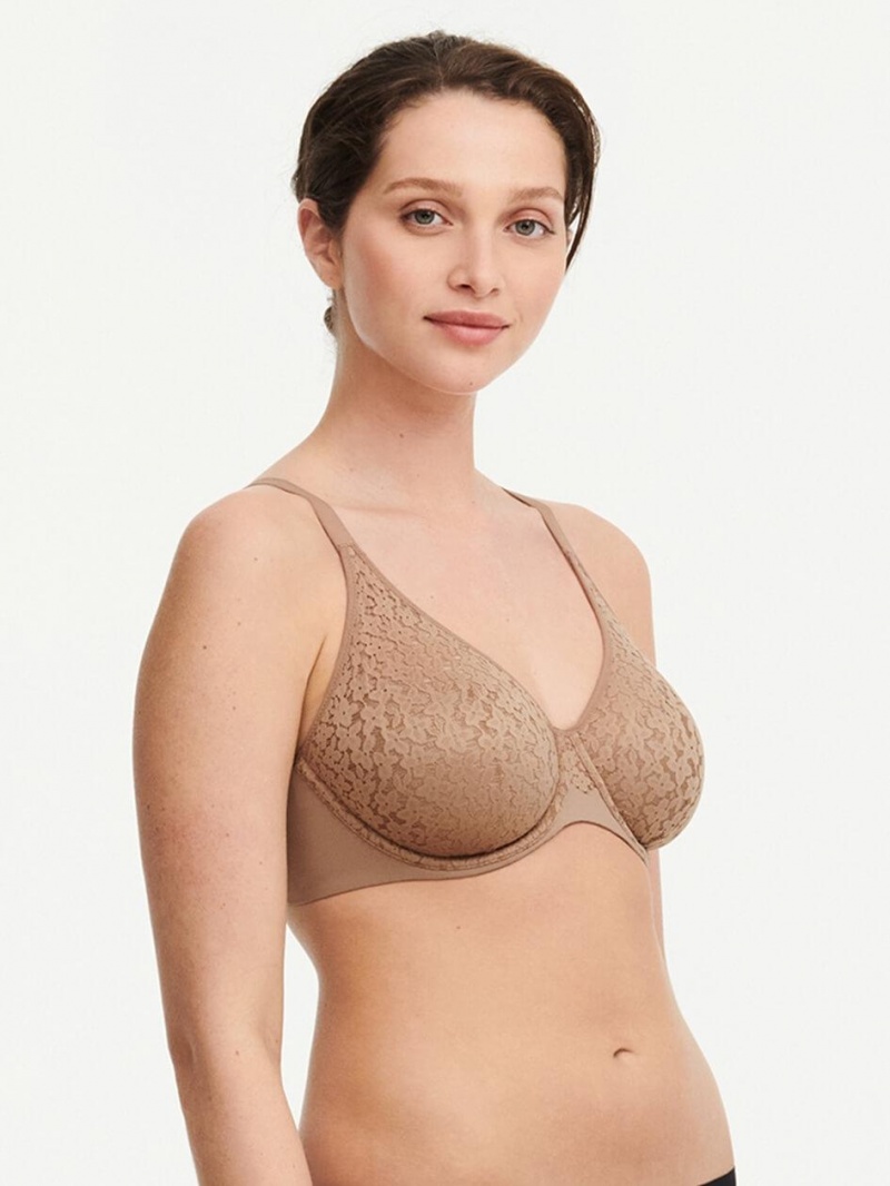 Chantelle Norah Comfort Underwire Bras Coffee Latte | USA 1592ORX