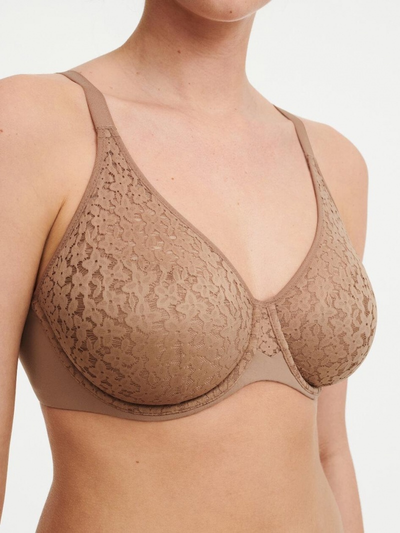 Chantelle Norah Comfort Underwire Bras Coffee Latte | USA 1592ORX