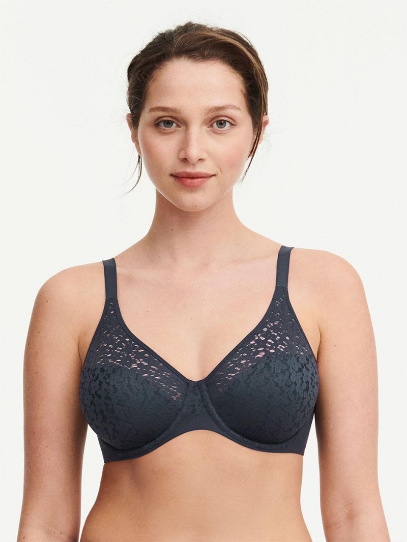 Chantelle Norah Comfort Underwire Bras Dark Charcoal | USA 1027HKW