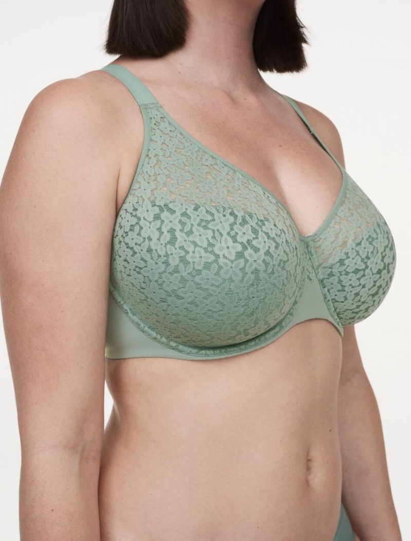 Chantelle Norah Comfort Underwire Bras Laurel Green | USA 1309SOB