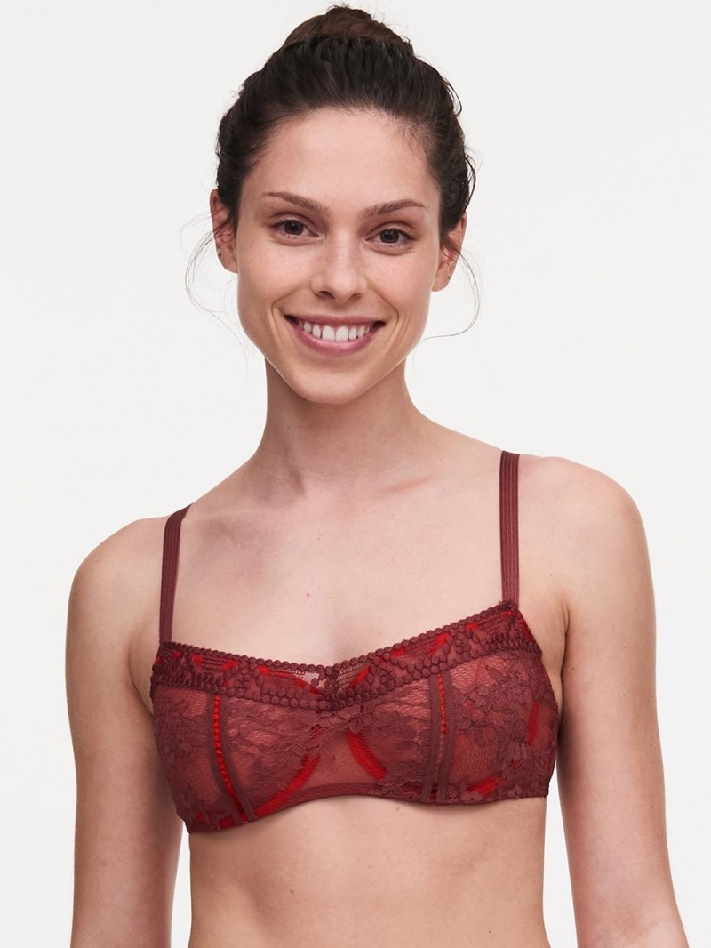 Chantelle Olivia Demi, Passionata designed by CL Bras Fig/Bright Poppy | USA 1003KIR