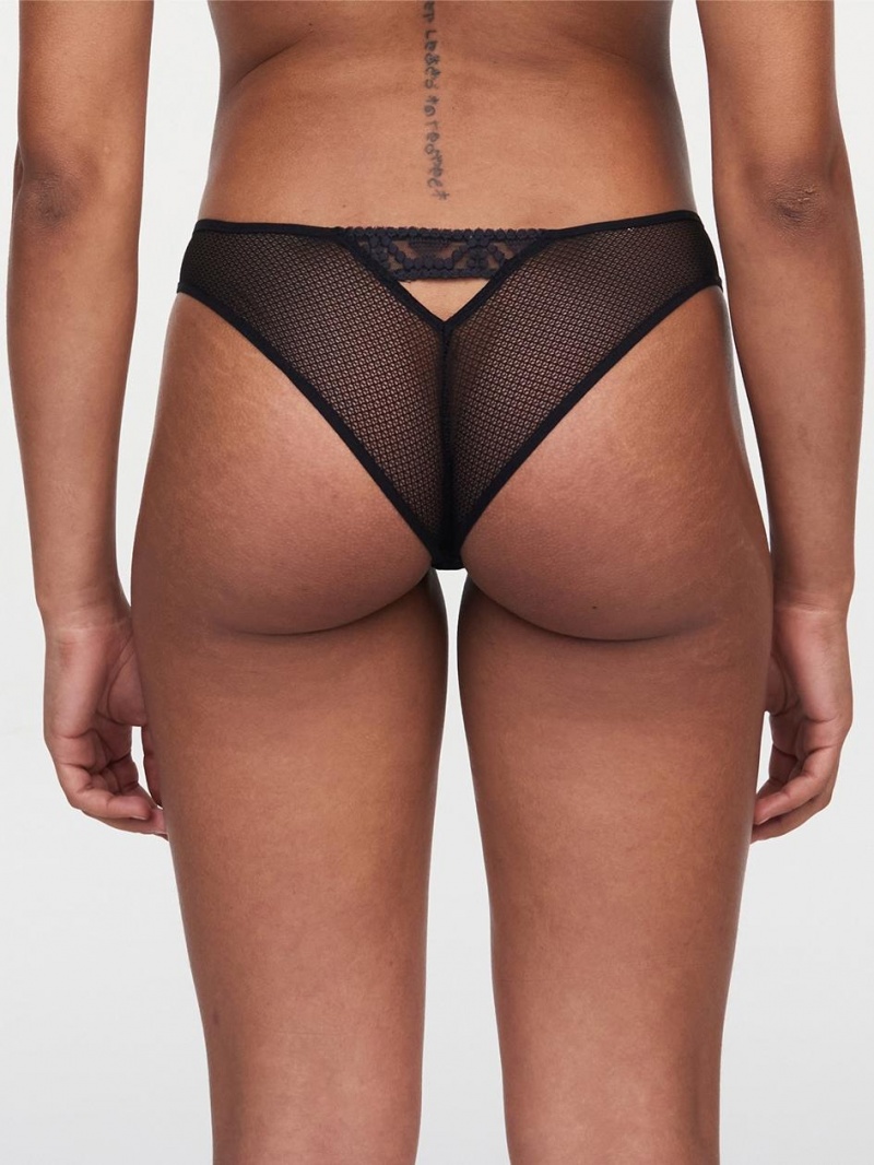 Chantelle Olivia Tanga, Passionata designed by CL Panties Black | USA 2477TVC