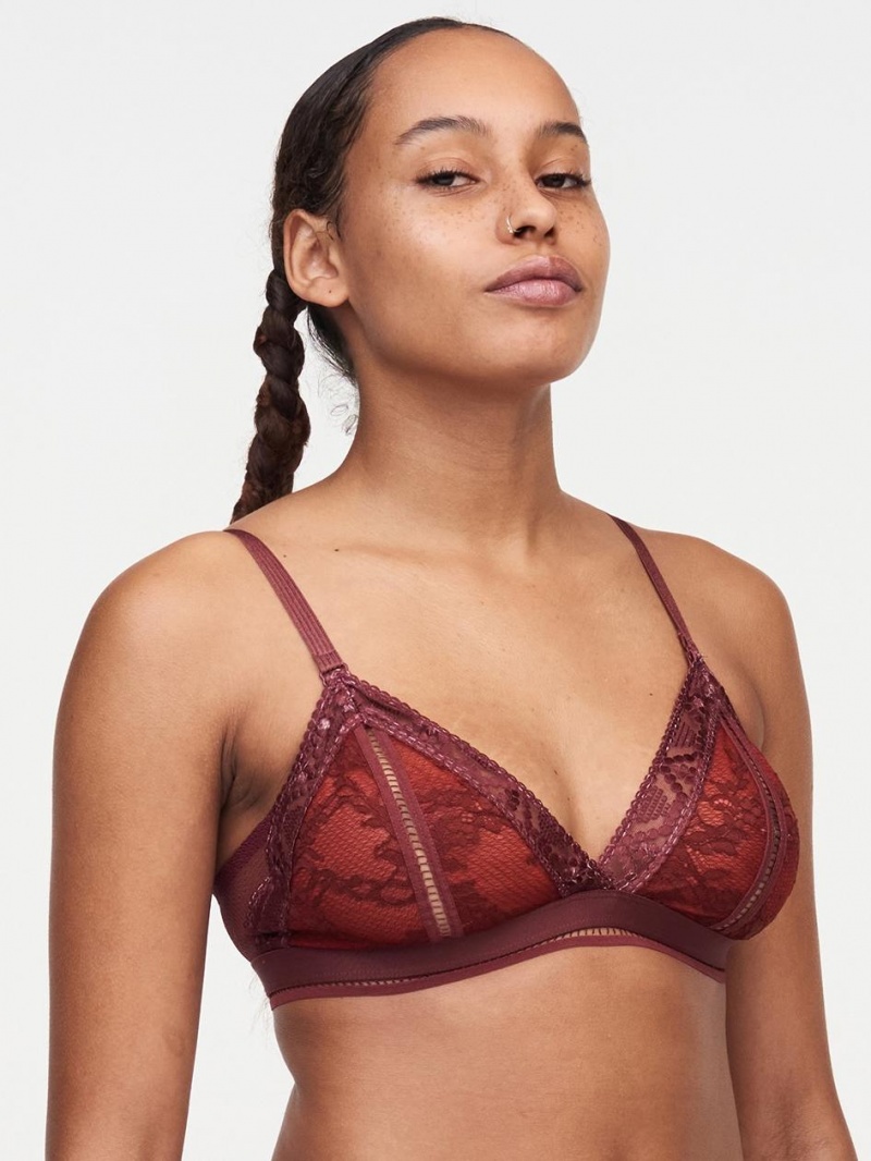 Chantelle Olivia Wireless, Passionata designed by CL Bras Fig/Bright Poppy | USA 2137ISZ