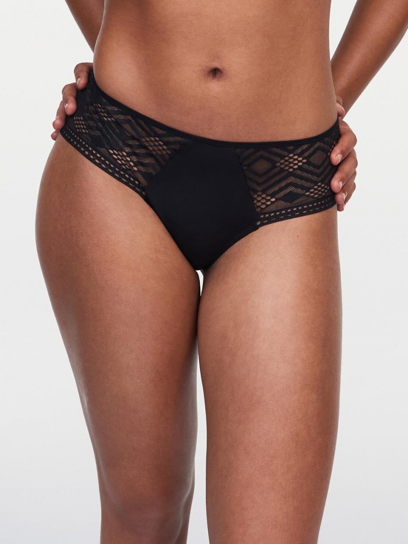 Chantelle Ondine Hipster, Passionata designed by CL Panties Black | USA 1674DNN