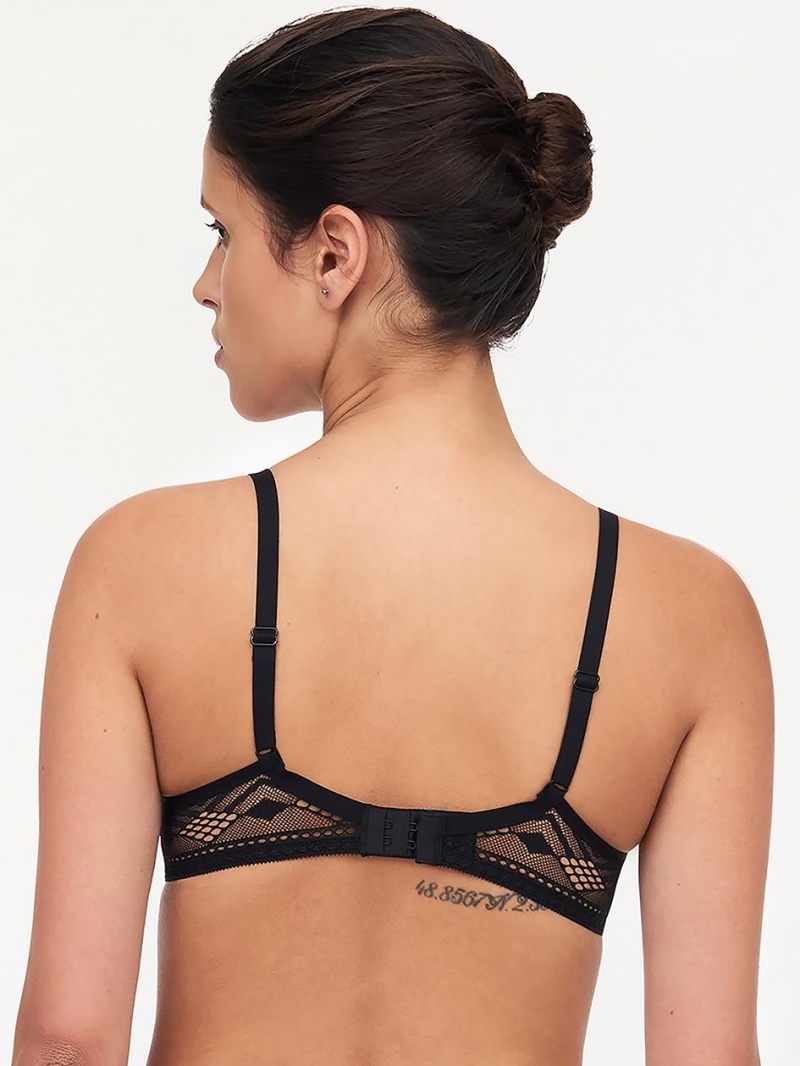 Chantelle Ondine Push-Up, Passionata designed by CL Bras Black | USA 2197HKW