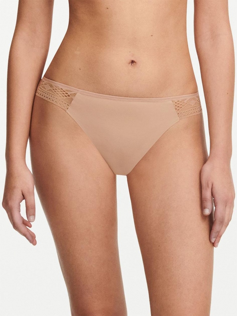 Chantelle Ondine Tanga, Passionata designed by CL Panties Clay Nude | USA 2408CET