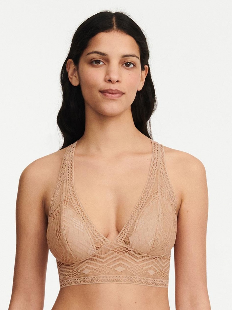 Chantelle Ondine Wireless, Passionata designed by CL Bras Clay Nude | USA 2182QZD