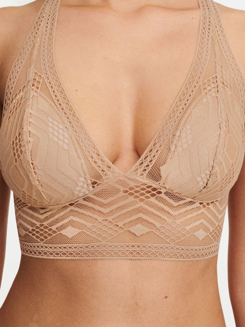 Chantelle Ondine Wireless, Passionata designed by CL Bras Clay Nude | USA 1187ZGY