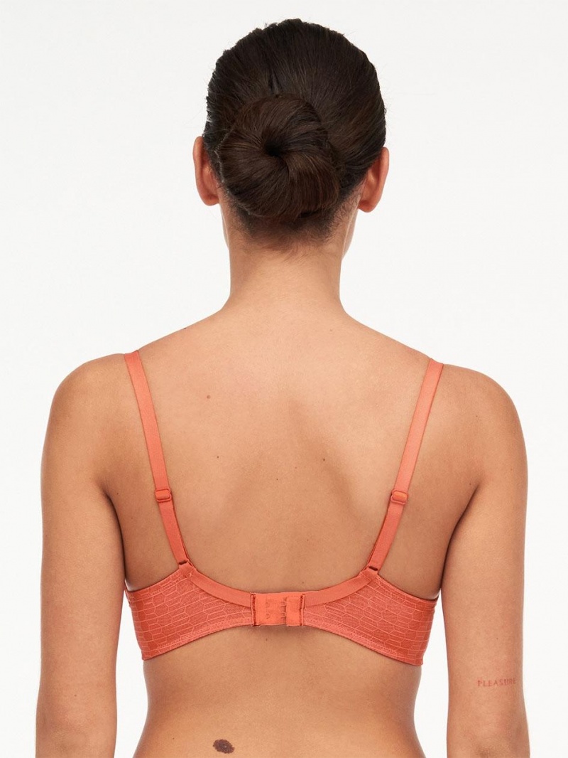 Chantelle Only Manhattan Plunge T-Shirt, Passionata designed by CL Bras Vine Peach | USA 1218NBA