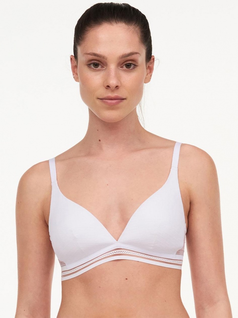 Chantelle Only Manhattan Wireless T-Shirt, Passionata designed by CL Bras White | USA 1178APV