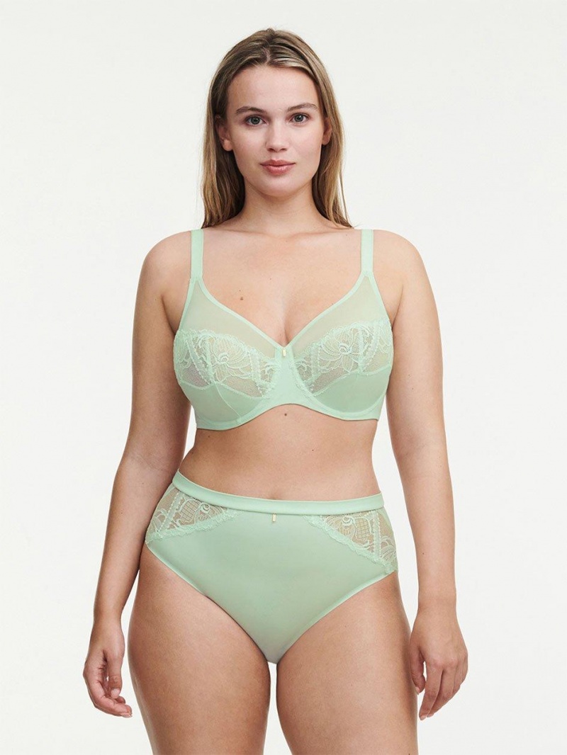 Chantelle Orangerie Dream Full Coverage Underwire Bras Green Lily | USA 2249HKW