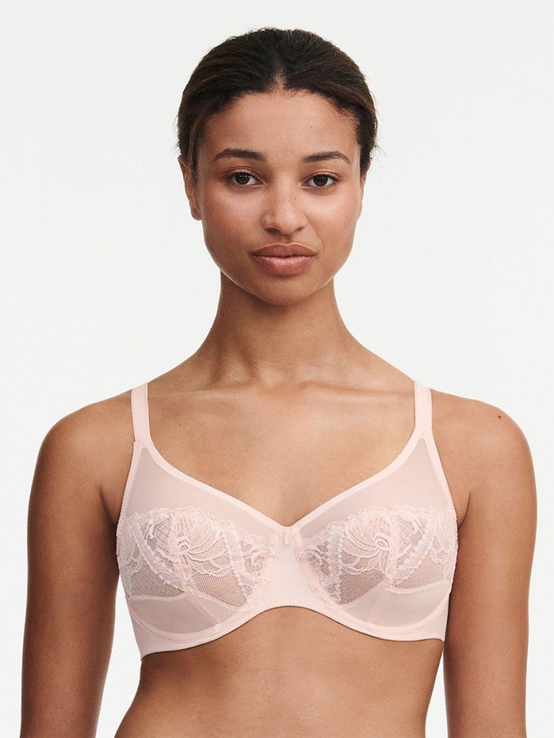 Chantelle Orangerie Dream Full Coverage Underwire Bras Taffeta Pink | USA 2250JJE