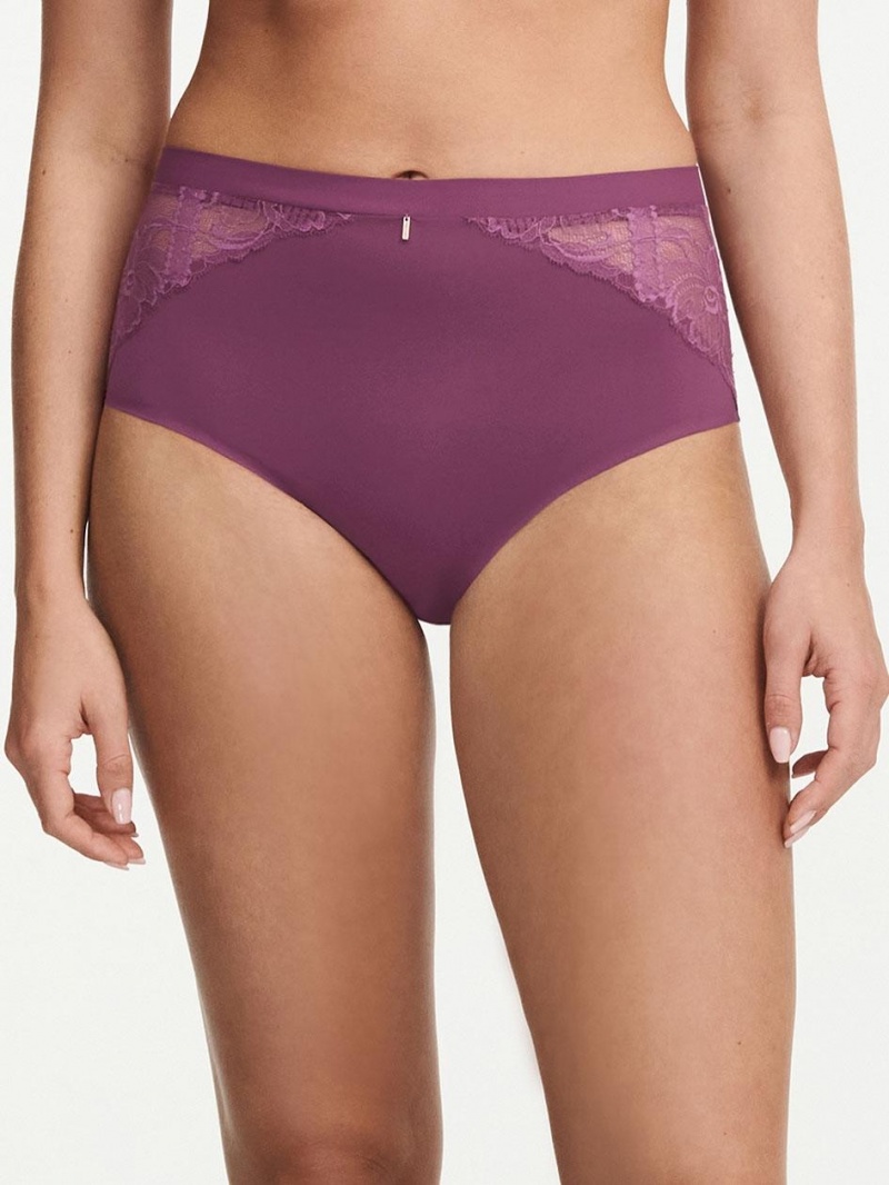 Chantelle Orangerie Dream High Waist Brief Panties Tannin | USA 2399TVC