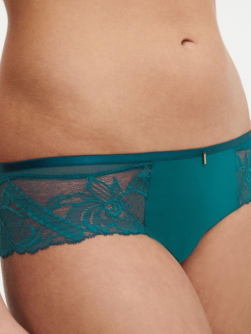 Chantelle Orangerie Dream Hipster Panties Emerald | USA 2382CET