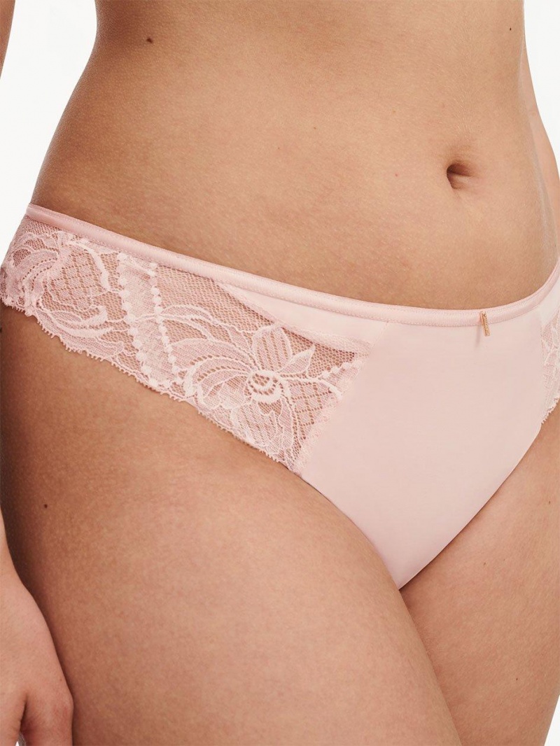 Chantelle Orangerie Dream Tanga Panties Taffeta Pink | USA 1848TVJ