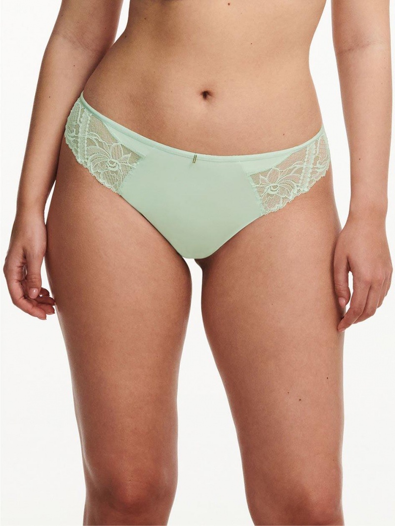 Chantelle Orangerie Dream Tanga Panties Green Lily | USA 1863ZGY