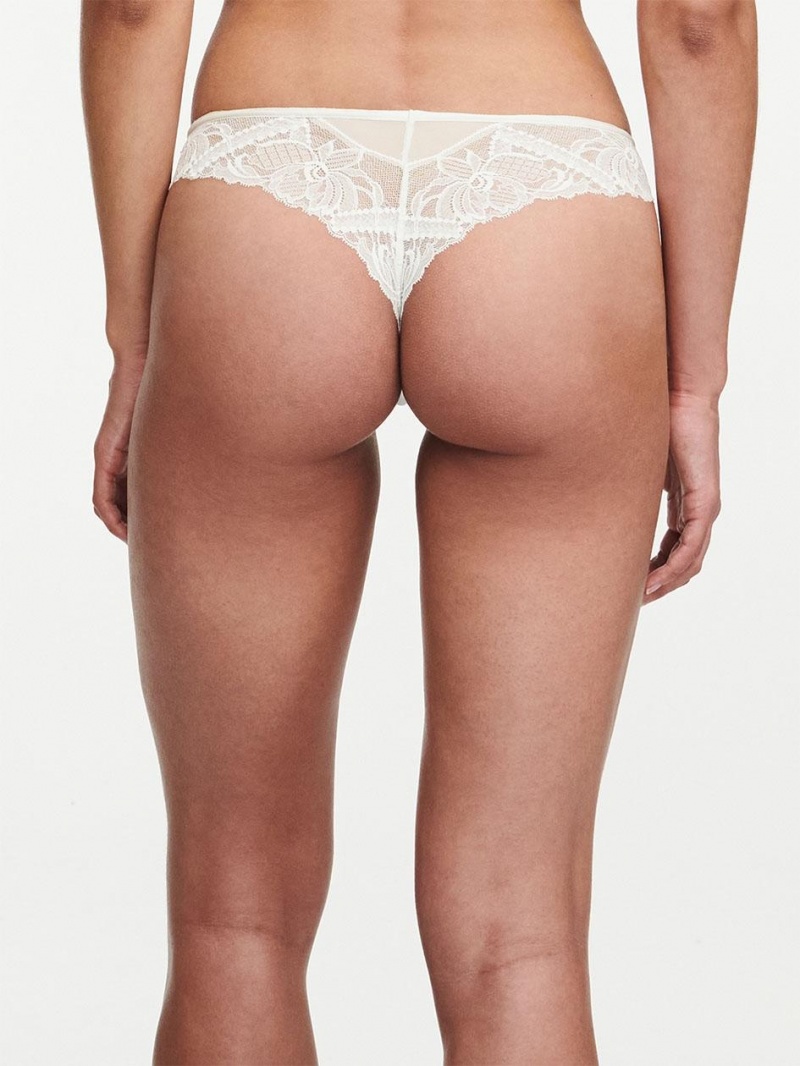 Chantelle Orangerie Dream Tanga Panties Milk | USA 1956ORX