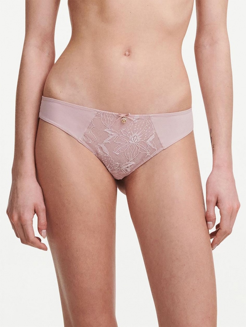 Chantelle Orchids Tanga Panties English Rose | USA 2465JJP