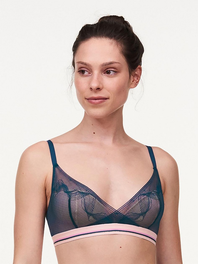 Chantelle Paola Wireless T-Shirt, Passionata designed by CL Bras Deep Blue | USA 1209HKW