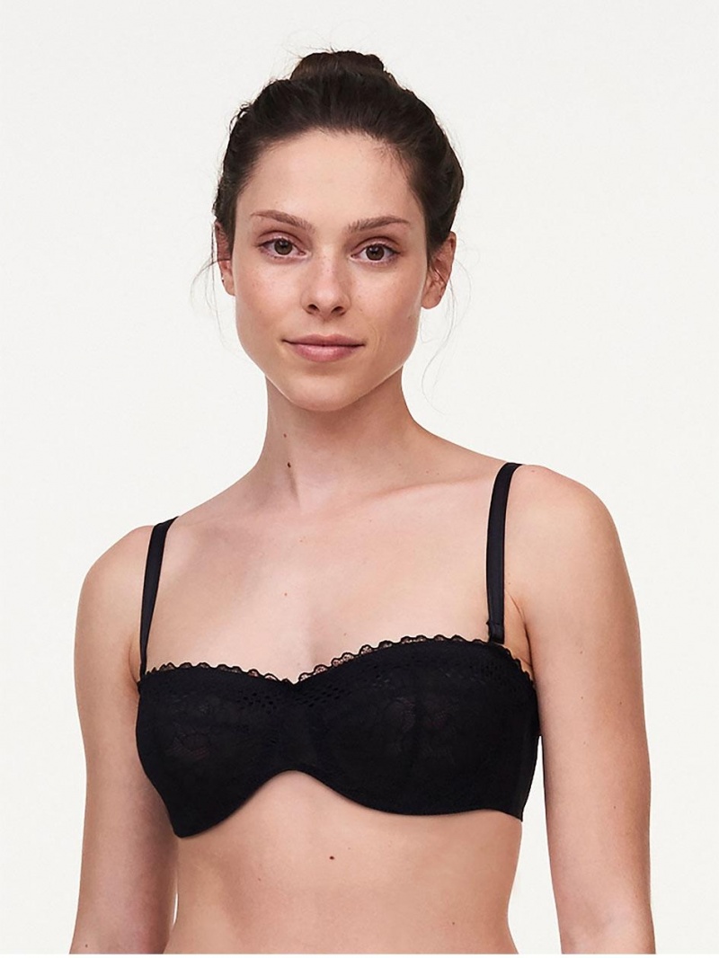 Chantelle Pila Bandeau Underwire, Passionata designed by CL Bras Black | USA 1331ISZ