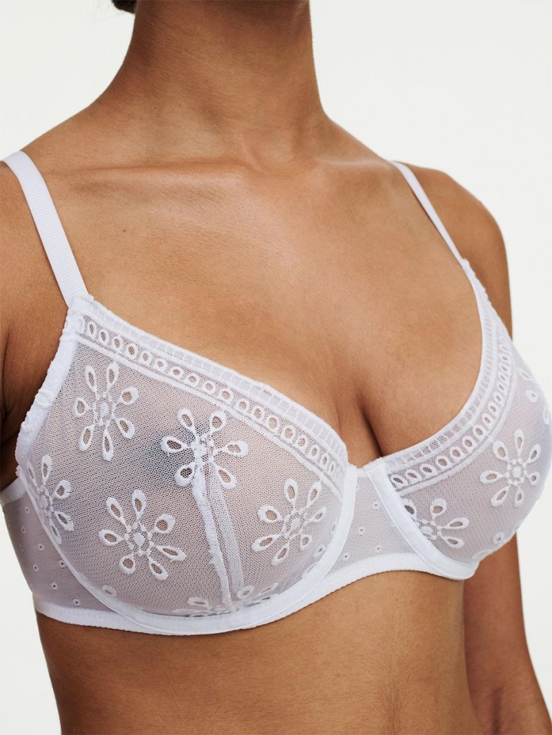 Chantelle Prisca Underwire, Passionata designed by CL Bras White | USA 1051FMM