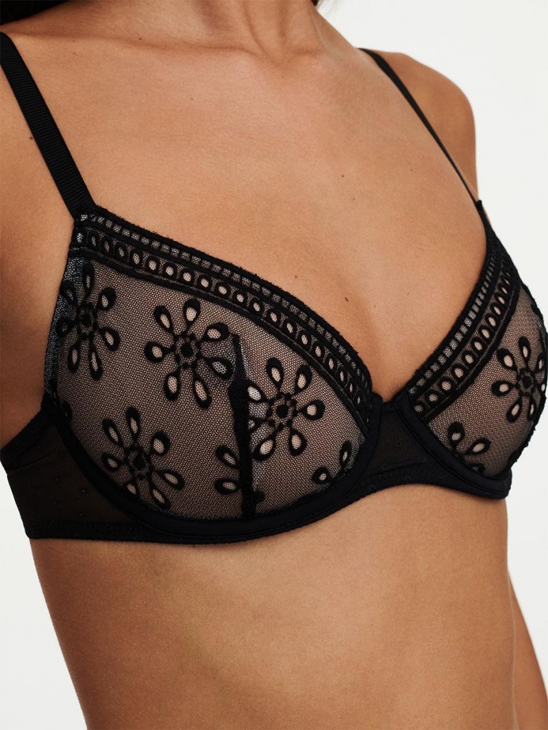 Chantelle Prisca Underwire, Passionata designed by CL Bras Black | USA 1052GLQ