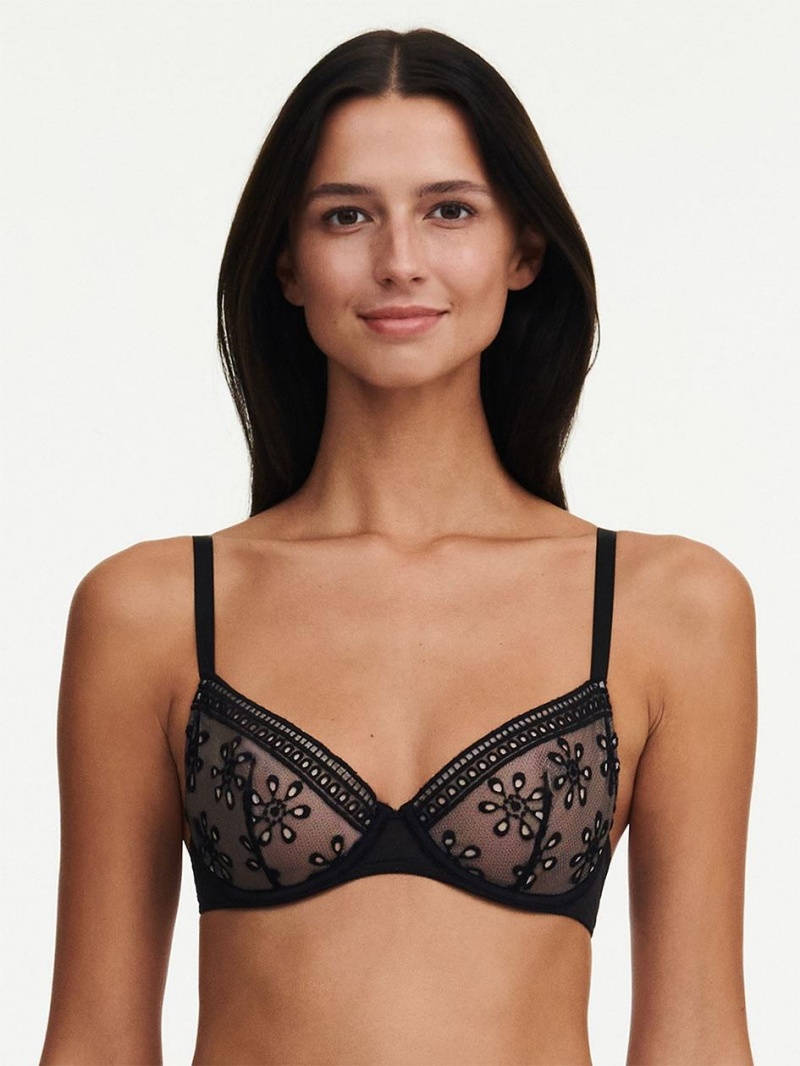 Chantelle Prisca Underwire, Passionata designed by CL Bras Black | USA 1052GLQ