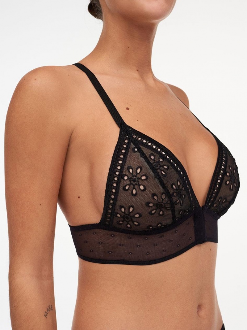 Chantelle Prisca Wireless, Passionata designed by CL Bras Black | USA 1079HKW