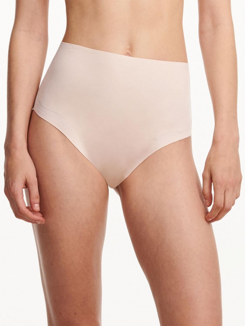 Chantelle Pure Light High Waist Brief Panties Nude Blush | USA 1910GLQ