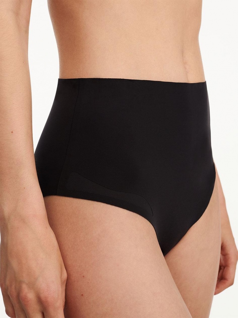 Chantelle Pure Light High Waist Brief Panties Black | USA 1938JJE