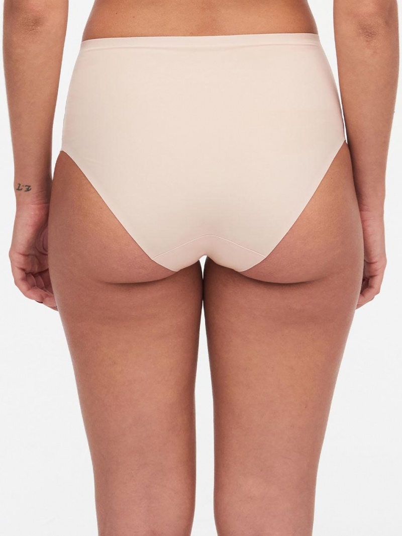 Chantelle Pure Light High Waist Brief Shapewear Nude Blush | USA 2106EXG