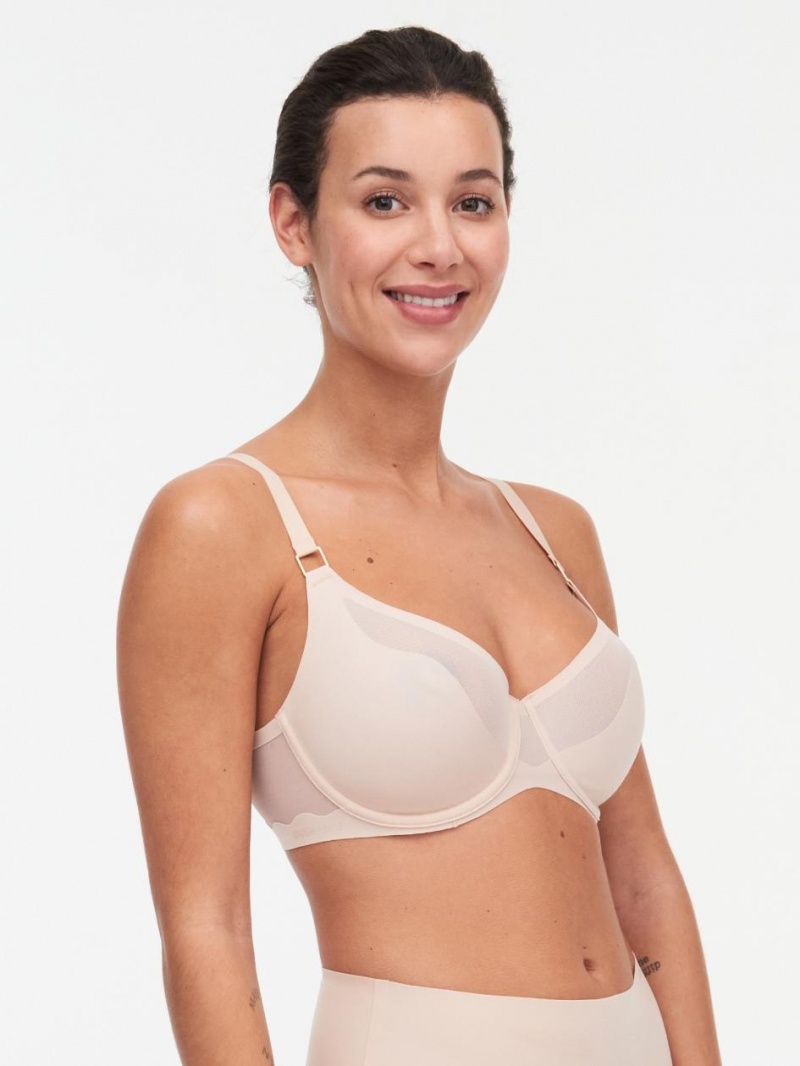 Chantelle Pure Light Unlined Bras Nude Blush | USA 1482EXG