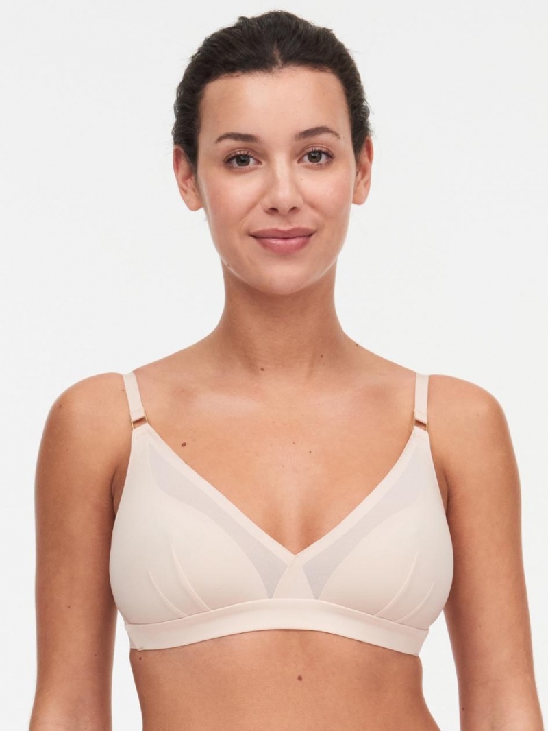 Chantelle Pure Light Wireless Bras Nude Blush | USA 1071ISZ