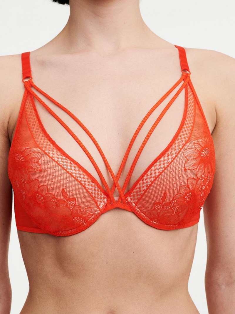 Chantelle Rebecca Push-up, Passionata designed by CL Bras Flame | USA 1245MAS