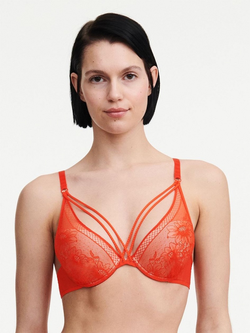 Chantelle Rebecca Push-up, Passionata designed by CL Bras Flame | USA 1245MAS