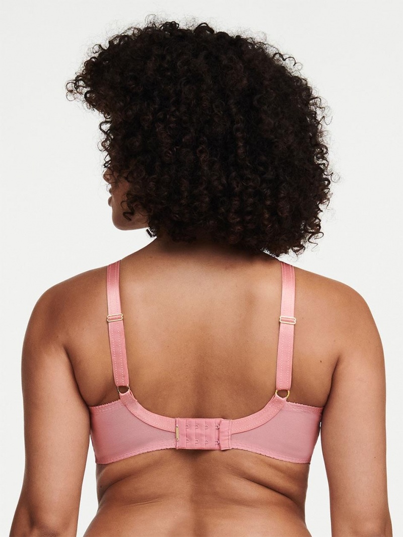 Chantelle Rive Gauche Full Coverage Unlined Bras Tomboy Pink/Pale Rose | USA 1018UTL