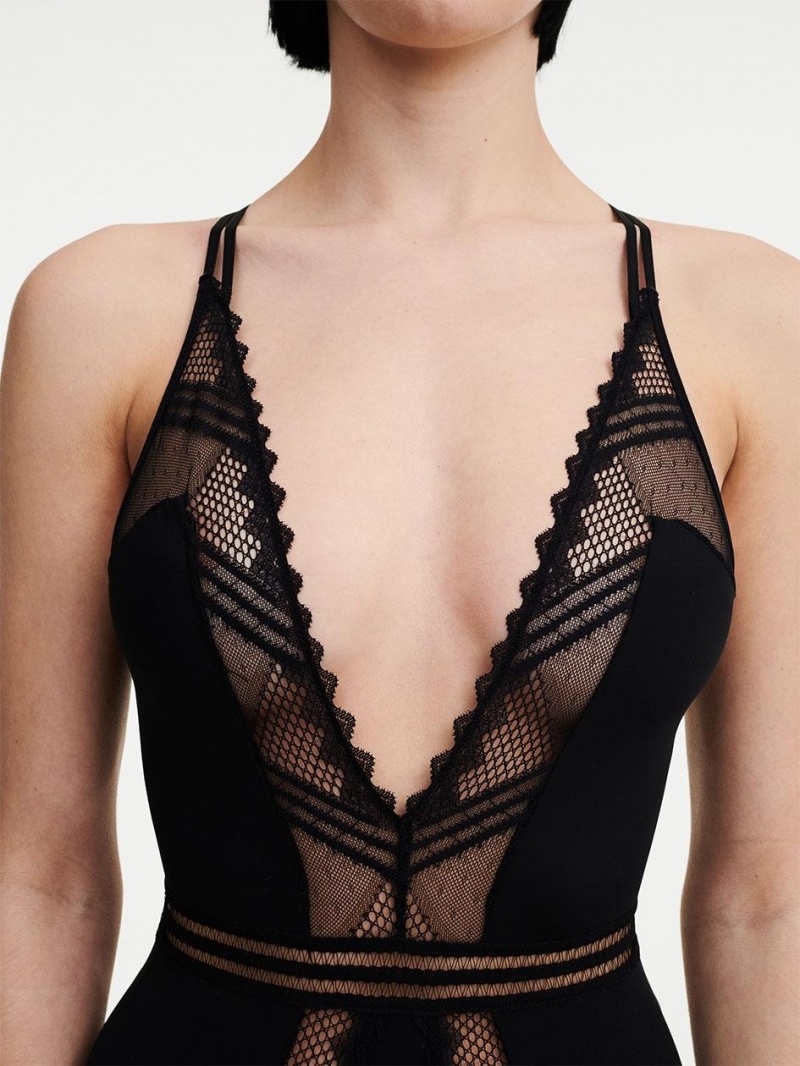 Chantelle Rodeo, Passionata designed by CL Bodysuits Black | USA 2534MAQ