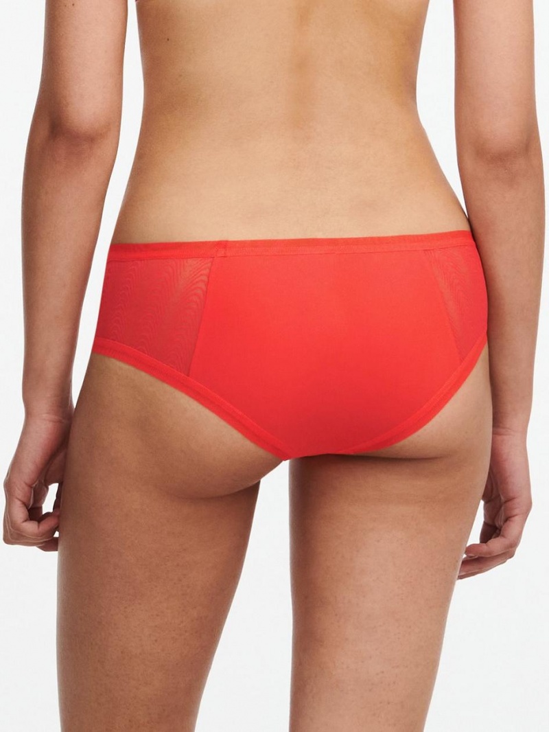 Chantelle Romane Hipster Panties Red Cocktail | USA 2517JJP