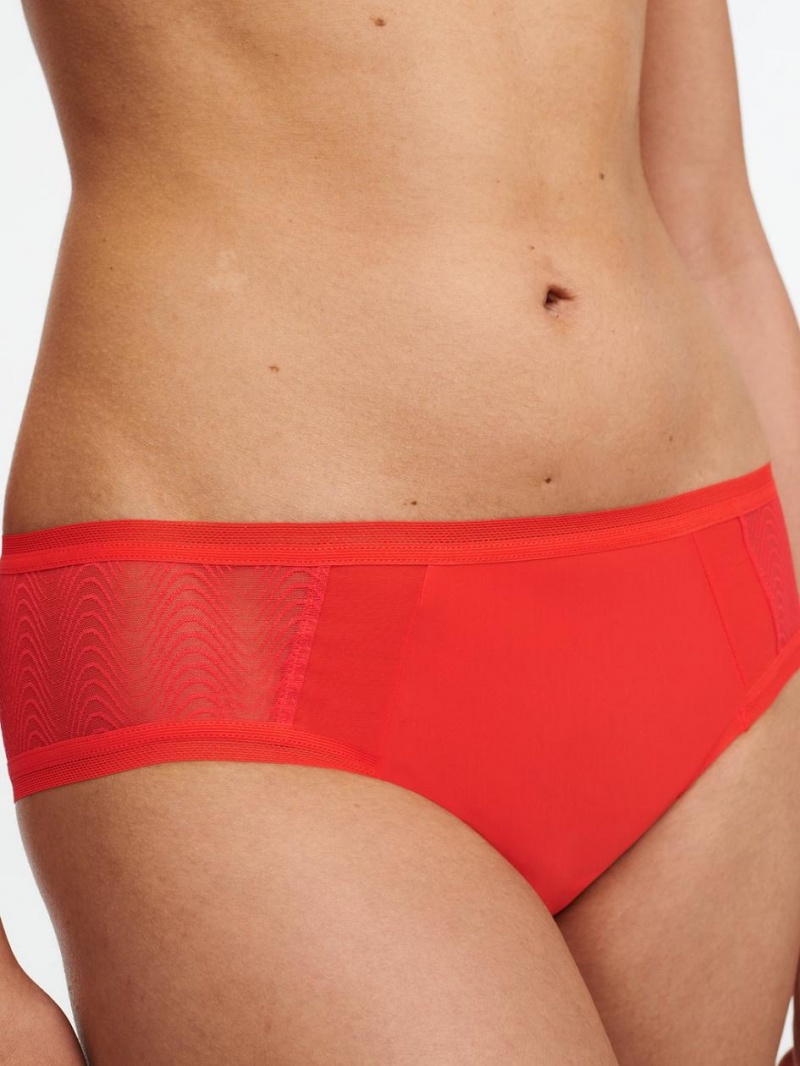 Chantelle Romane Hipster Panties Red Cocktail | USA 2517JJP