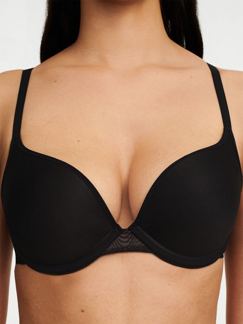 Chantelle Romane Push-Up, Passionata designed by CL Bras Black | USA 2200LHT